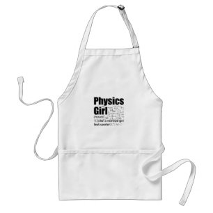 Tablier Filles de physique   Cadeaux de sciences physicist
