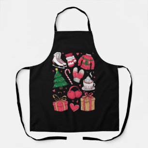 Tablier Filles de vacances Costume mignon Drôle Noël