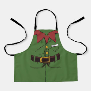 Tablier Fils Costume de Noël Aime Cuisine Elf Shelf