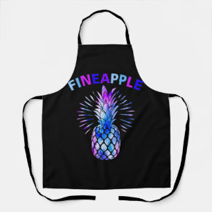 Tablier Fineapple Pastel Aquarelle Ananas mème graphique