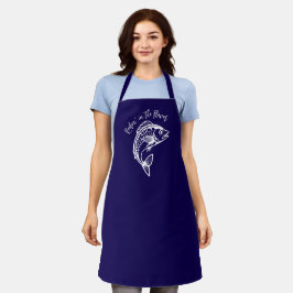 Tablier Fish-Reelin' dans le Flavor-Blue