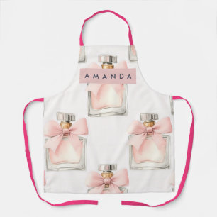 Tablier Flacon de parfum personnalisé Blush motif Coquette