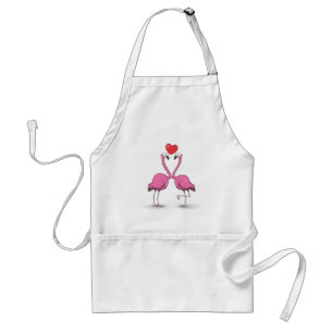 Tablier Flamant rose
