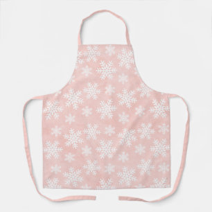 Tablier Flambeau de neige rose Fête de Noël Fille Feminine