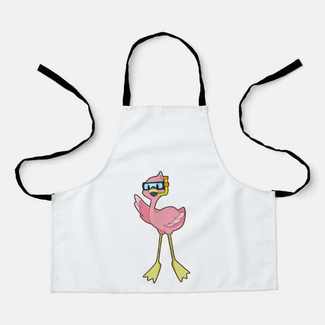 Tablier Flamingo (Recto)