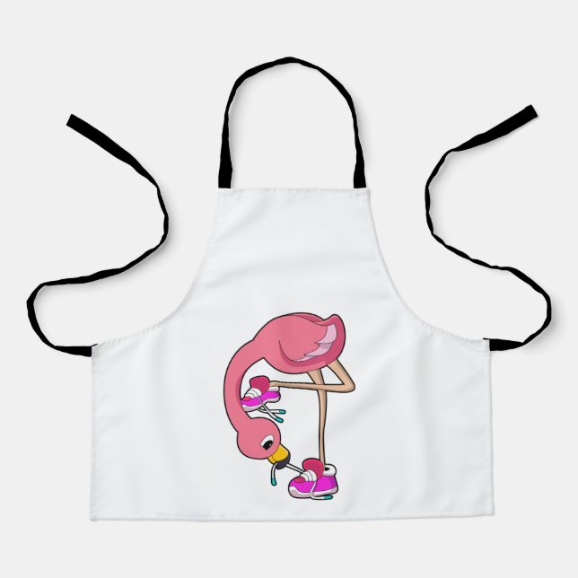 Tablier Flamingo with Shoes (Recto)