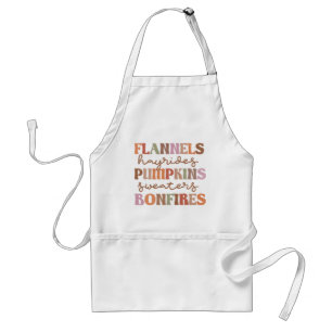 Tablier Flannings Bonfires Citrouille