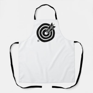 Tablier Flèche sur une cible ronde Aprons