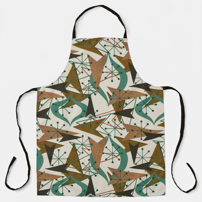 Tablier Flèches et Starburts atomiques des Cinties (Recto)