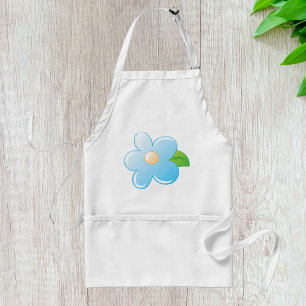 Tablier Fleur bleue
