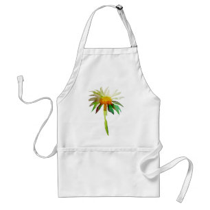 Tablier Fleur d'art aquarelle moderne Daisy