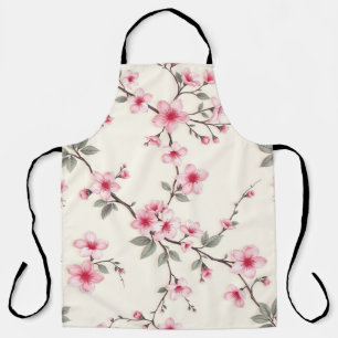 Tablier Fleur de cerisier rose Sakura Motif floral Printem
