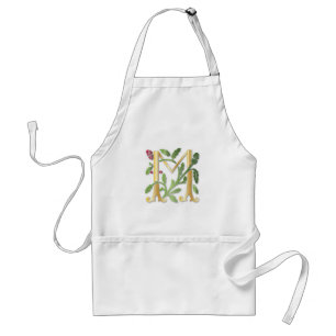 Tablier Fleur de lis M Monogramme