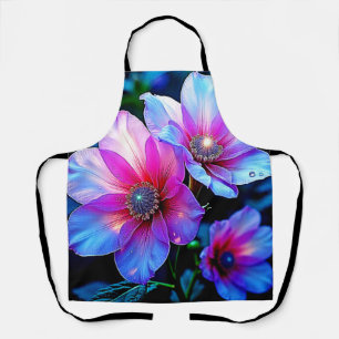 Tablier Fleur de néon fleur design de lumière magique