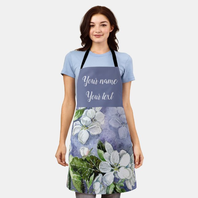 Tablier Fleur de pommier (Porté)