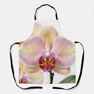 Tablier Fleur d'orchidée violette pastel élégante