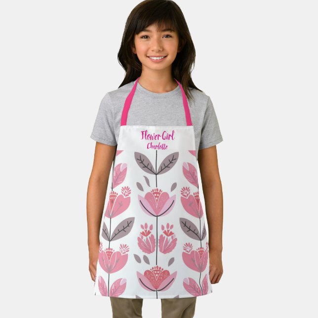 Tablier Fleur Fille Jolie Fleurs Scandi (Insitu)