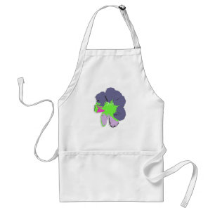 Tablier Fleur PopArt/Splash couleur