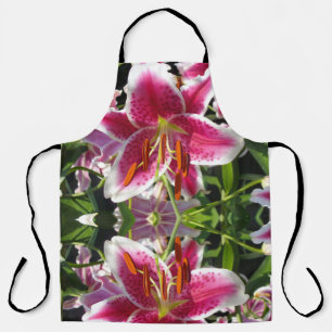 Tablier Fleur rose rose rose rose fleur rose fleur tropica