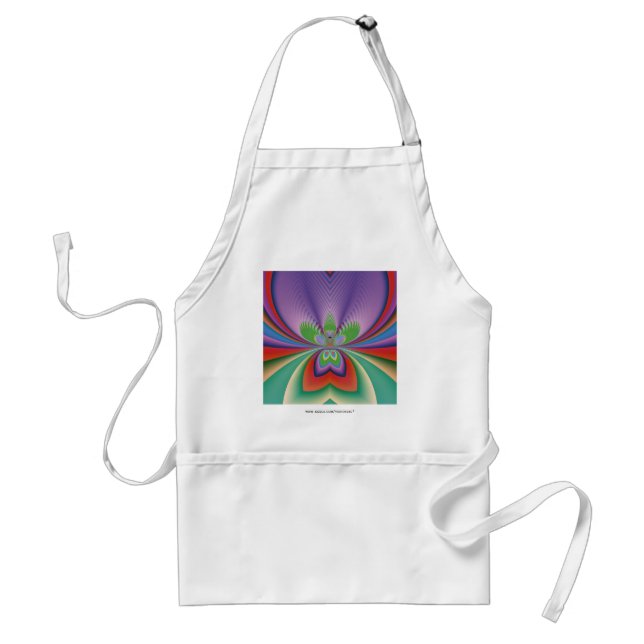 Tablier Fleur violette (Devant)