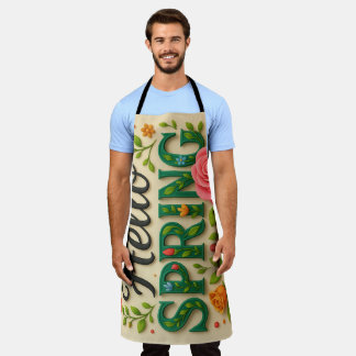 Tablier Fleurir dans la saveur - "Hello Spring"
