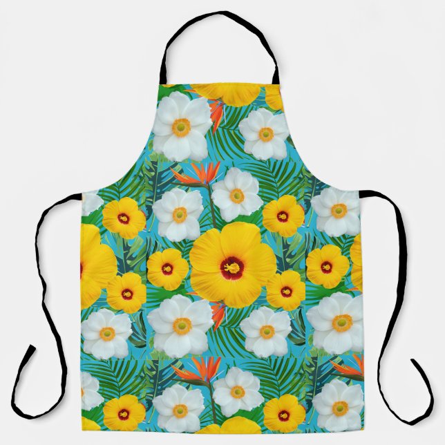 Tablier fleurs (Recto)