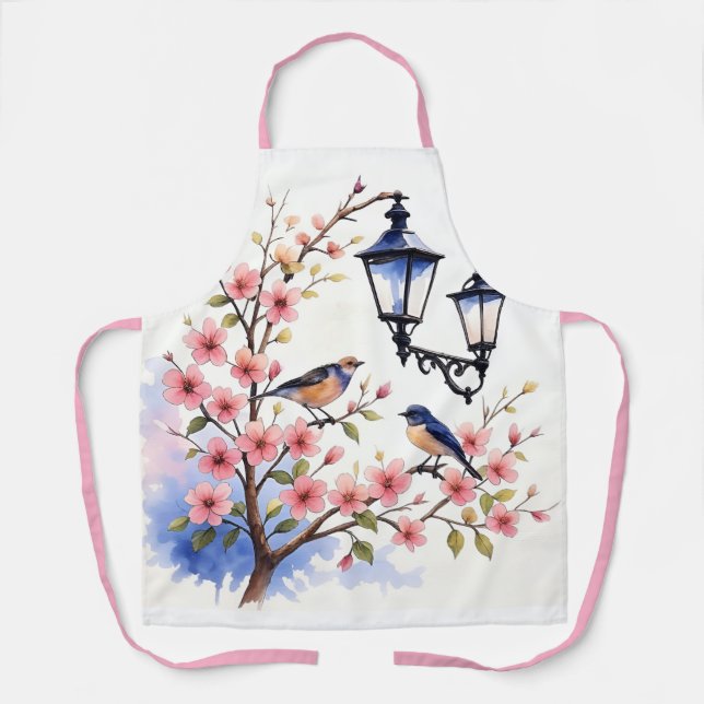Tablier Fleurs de cerisiers (Recto)