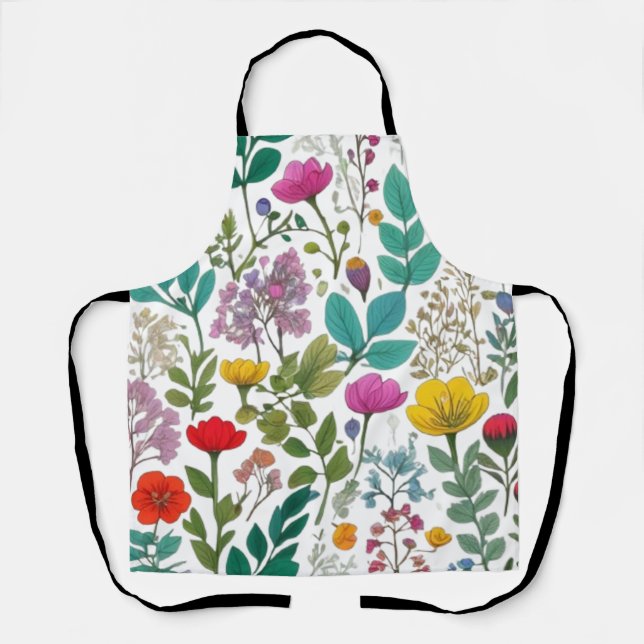 TABLIER FLEURS DE FORET (Recto)