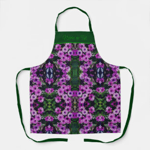 Tablier Fleurs de marguerite violet africain Abstrait Pers
