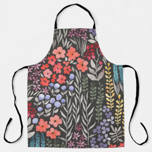 Tablier Fleurs de Prairie : Floral Aquarelle Sans Couture