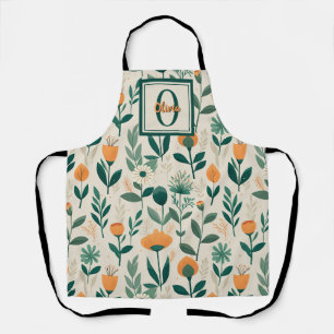 Tablier Fleurs de printemps minimalistes modernes