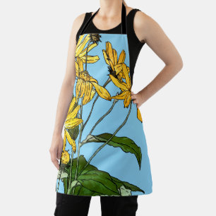 Tablier Fleurs de soleil Art Nouveau