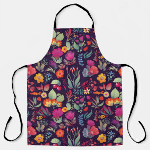 Tablier Fleurs décoratives : Doodle Vintage sans couture