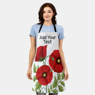 Tablier Fleurs d'été joyeuses floraison de pavot