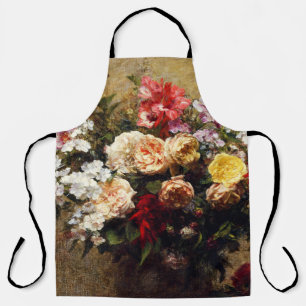 Tablier Fleurs d'été vintages par Henri Fantin-Latour