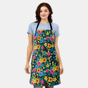 Tablier Fleurs Ditsy Vibrantes Motif Floral-43785