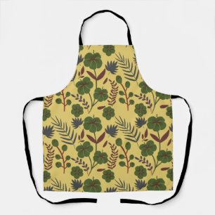 Tablier Fleurs et papillons floraux motifs sans soudure