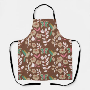 Tablier Fleurs motifs florales sans soudure, feuilles, pap
