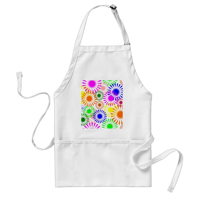 Tablier Fleurs multicolores (Devant)