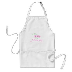 Tablier Fleurs roses 1er Fleurs Mommy tshirts et cadeaux