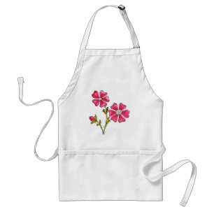 Tablier Fleurs roses mignonnes
