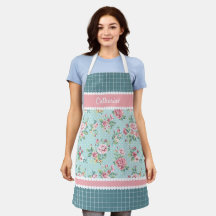 Fleurs roses personnalisées pastel bleu sarcelle b