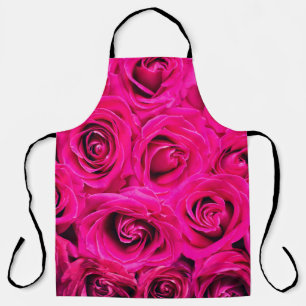 Tablier Fleurs roses rose arrière - plan