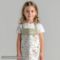Fleurs sauvages enfant personnalisé féminin