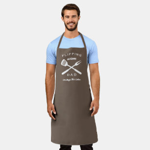 Tablier Flime papa génial Homme Cadeau Nom personnalisé