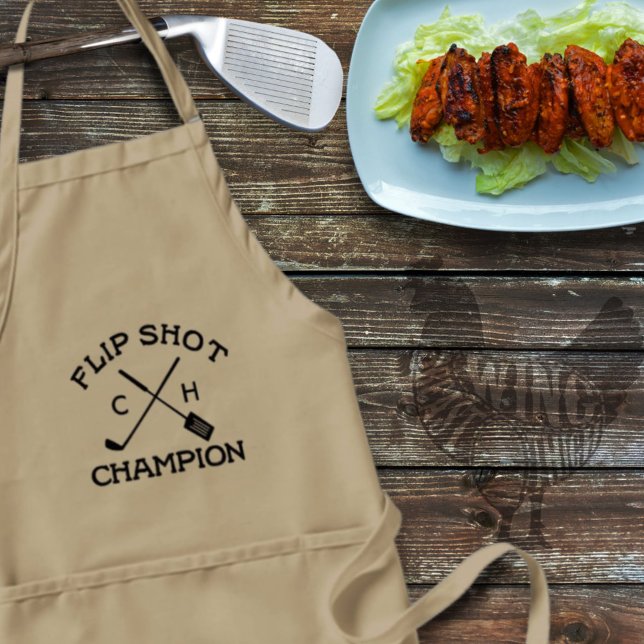 Tablier Flip Shot Champion Golf BBQ Apron pour les golfeur (Créateur téléchargé)