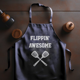 Tablier Flippin fantastique Spatule drôle Marine Blue Gril