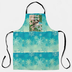 Tablier flocon de neige mésange