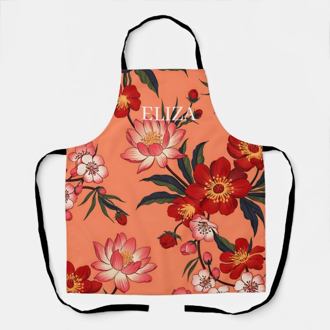 Tablier Floral d'Ambrosia tropicale (Recto)