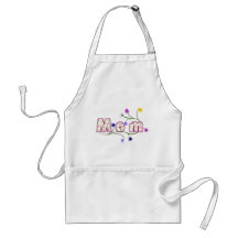 Tablier floral de maman